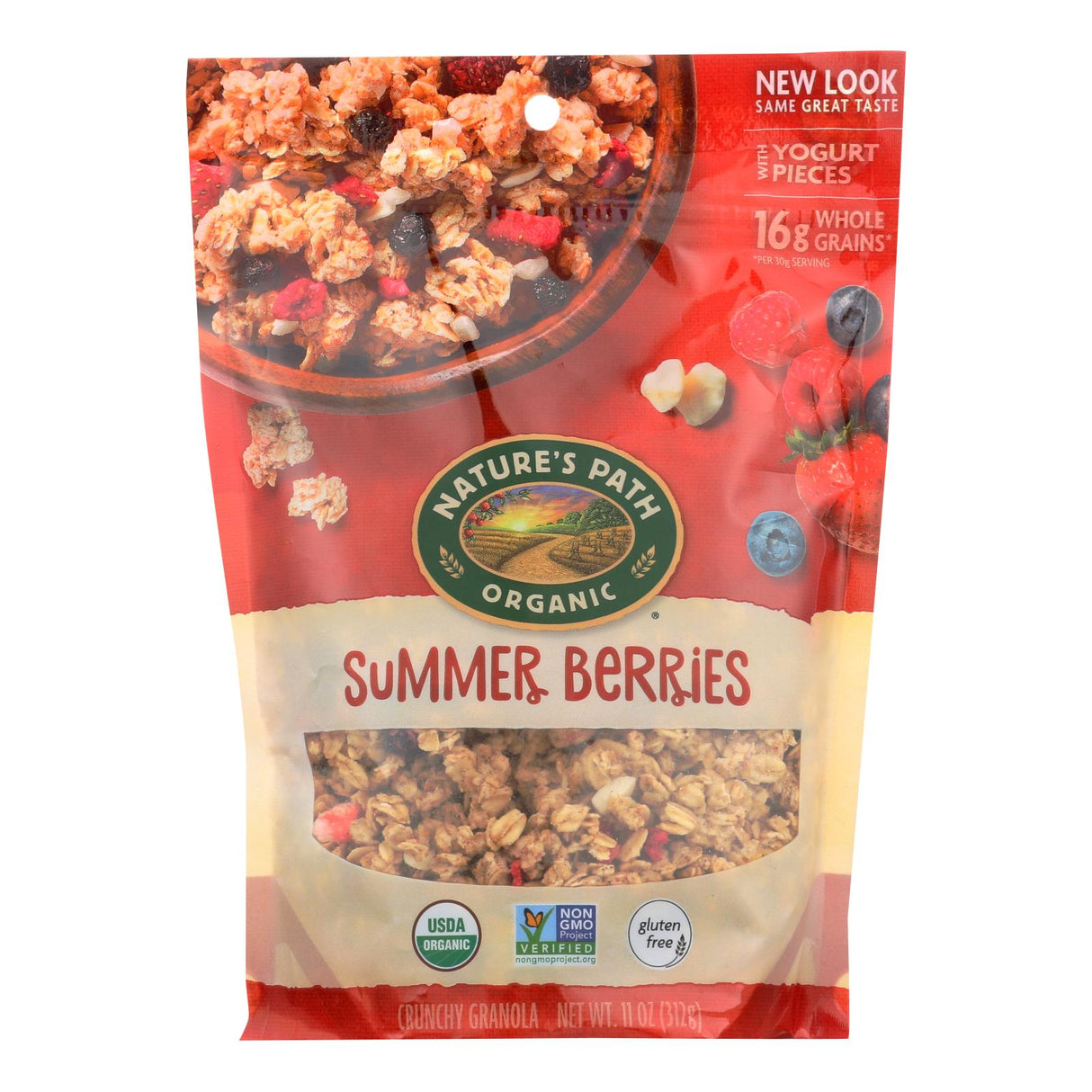Nature's Path Organic Summer Berries Granola, 11 Oz. (Pack of 8) - Cozy Farm