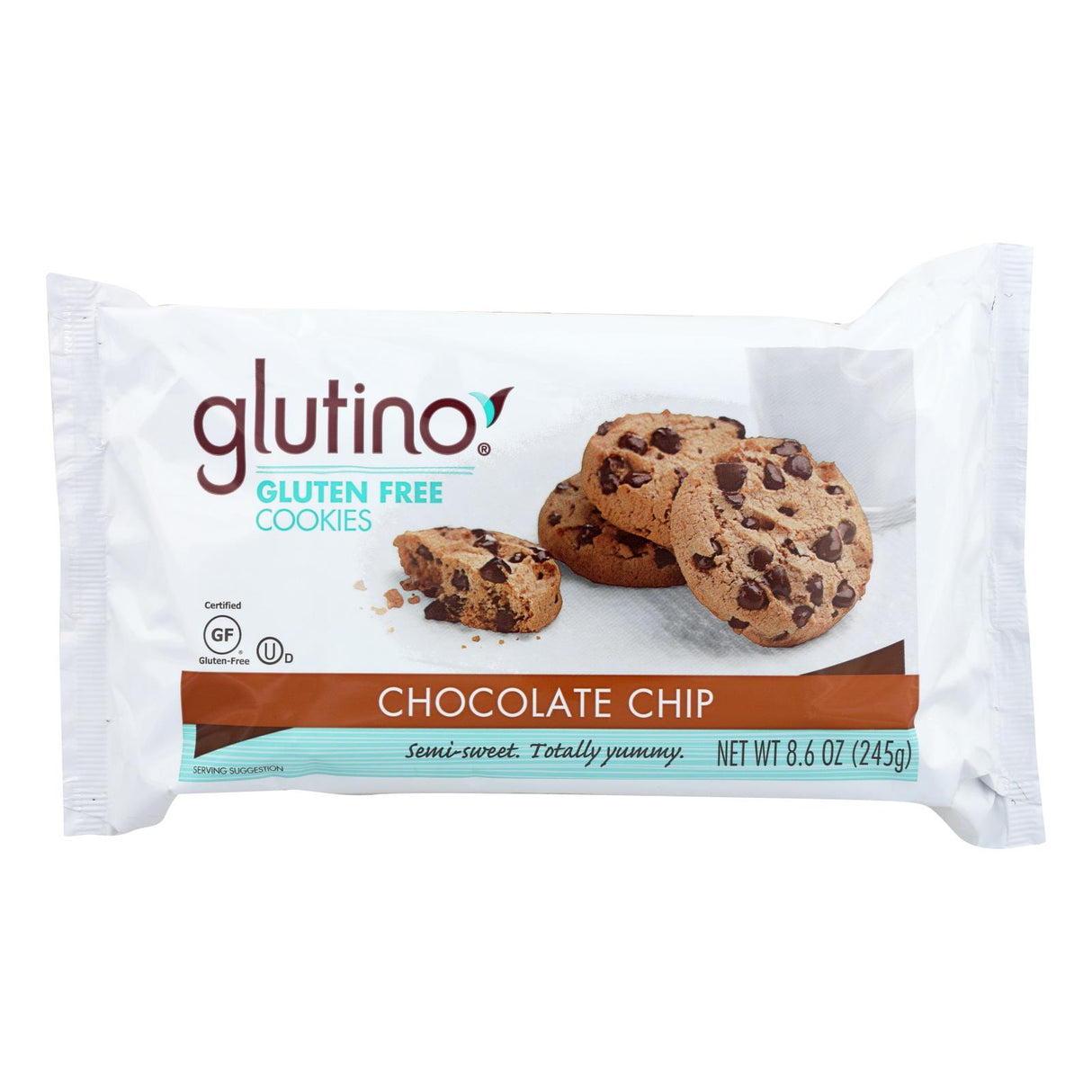 Glutino Chocolate Chip Cookies - 8.6 Oz. - Delicious and Gluten-Free Treat - Case of 12 - Cozy Farm
