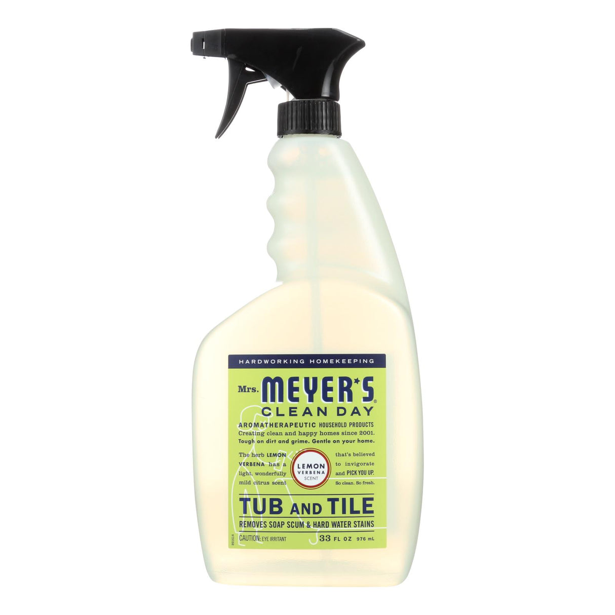 Mrs. Meyer's Clean Day Lemon Verbena Tub & Tile Cleaner, 33 Fl Oz (Pack of 6) - Cozy Farm