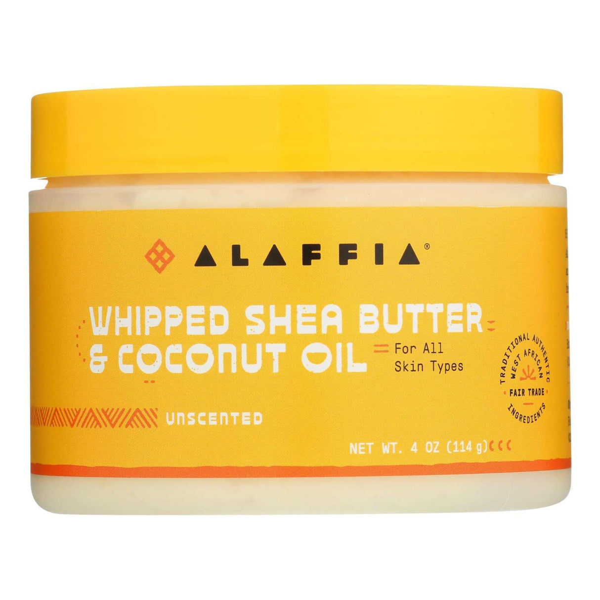 Alaffia Naturally Moisturizing Raw Shea Butter - Unscented (4 Oz.) - Cozy Farm