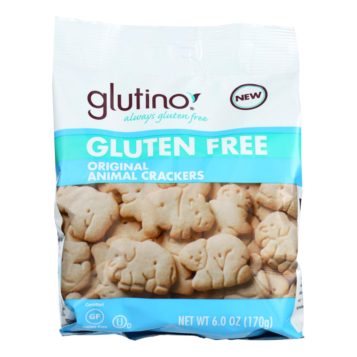 Glutino Animal Original Crackers - 6 Oz - Cozy Farm