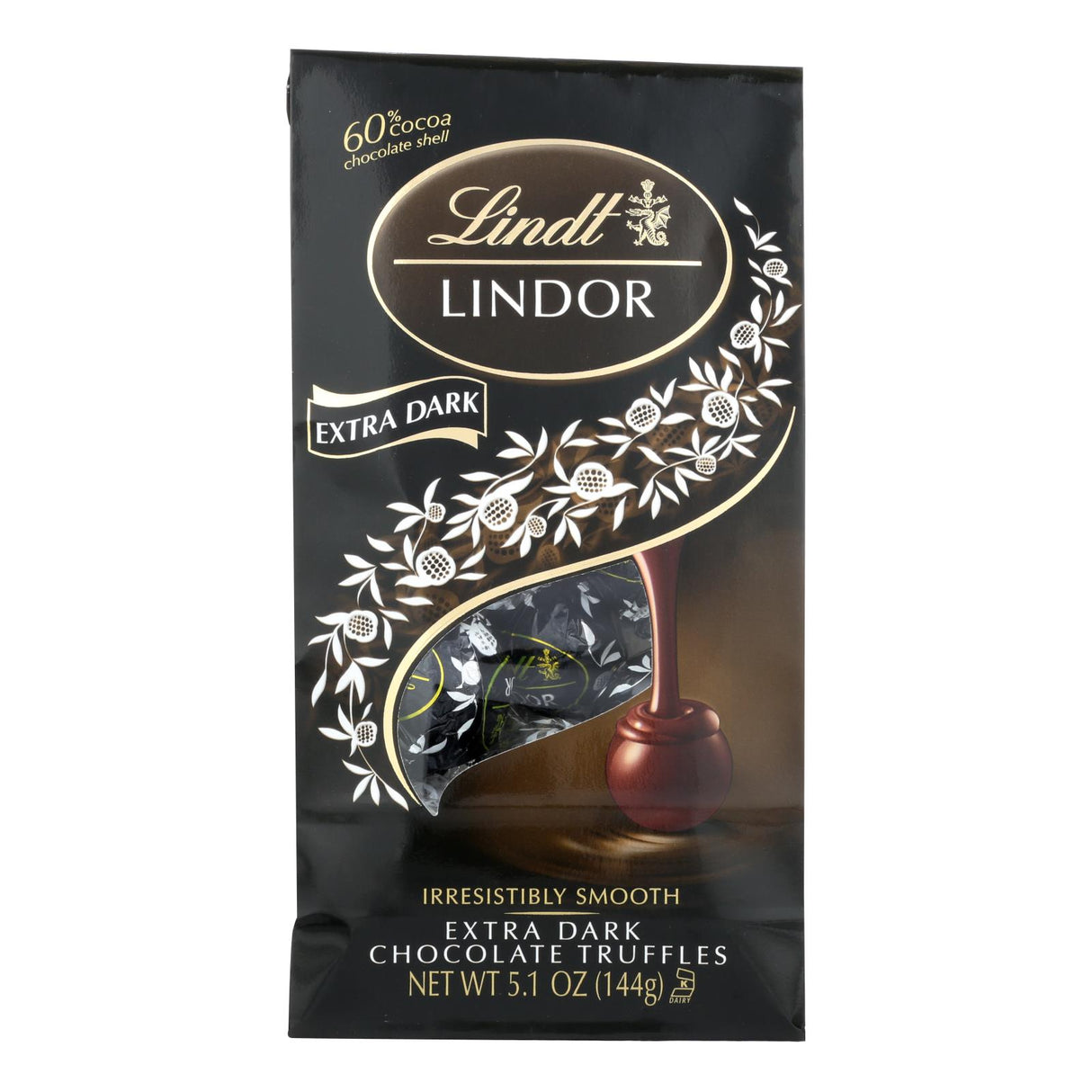 Lindt - Truffles X-drk Chocolate Bag - Case Of 6-5.1 Oz - Cozy Farm