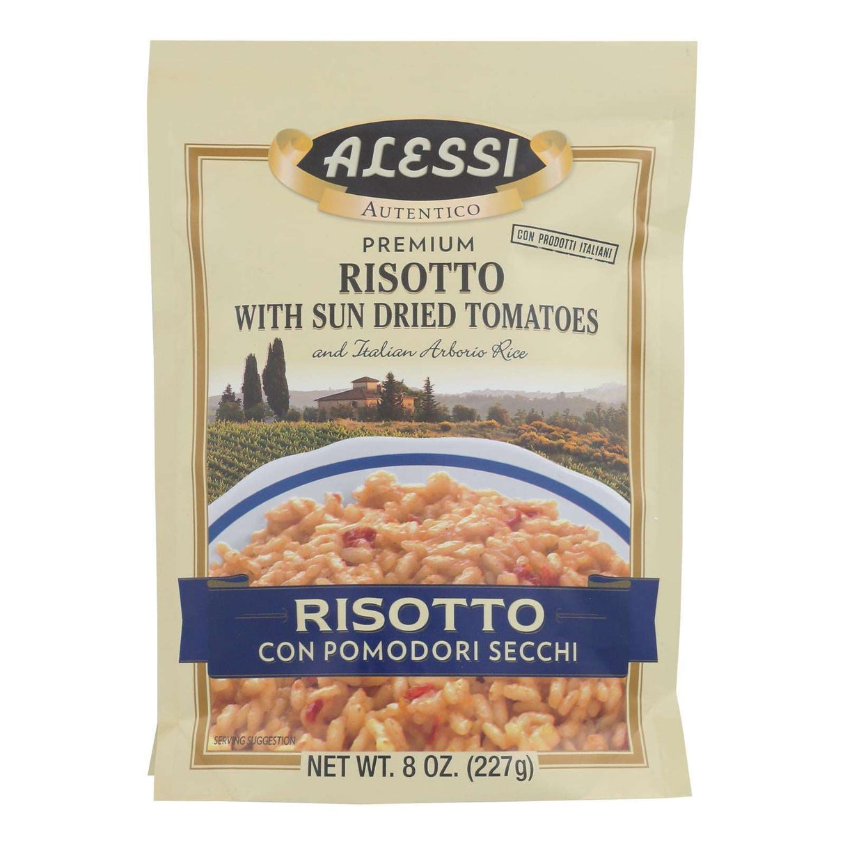 Alessi Pomodoro Risotto: Sun-Dried Tomato Delight (Pack of 6 - 8 Oz.) - Cozy Farm