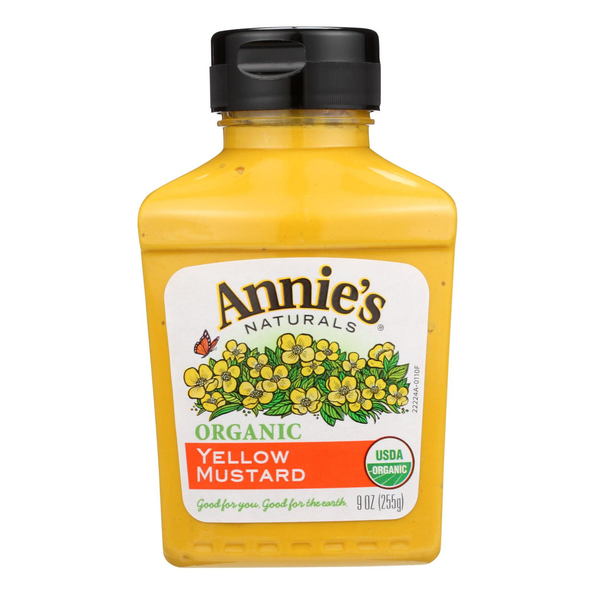 Annie's Naturals Organic Yellow Mustard, 9 Oz. (Pack of 12) - Cozy Farm