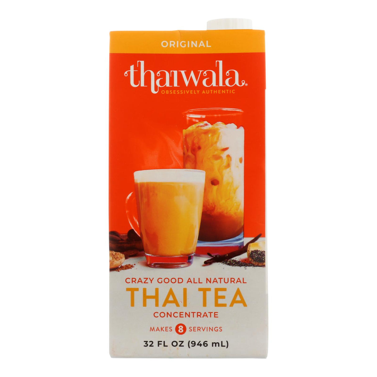 Thaiwala Tea Thai All Natural Concent (6-Pack) - 32 Oz. - Cozy Farm
