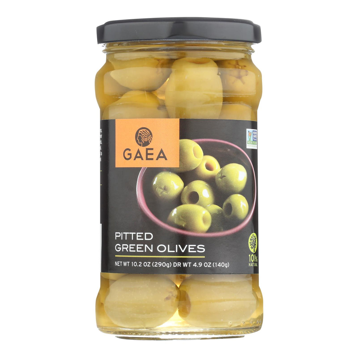 Gaea Pitted Olives - 8-Pack, 4.9 Oz Each - Cozy Farm