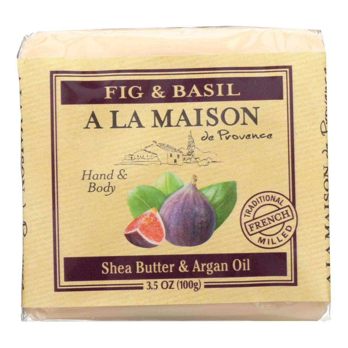 A La Maison Luxurious Fig and Basil Bar Soap (Pack of 6 - 3.5 Oz.) - Cozy Farm