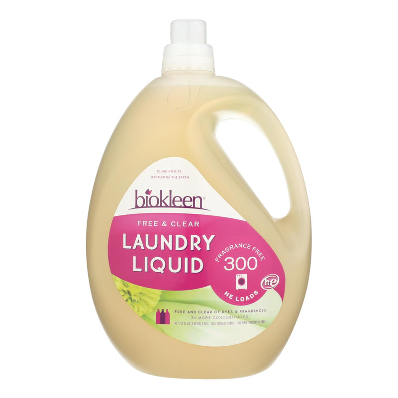 Biokleen Free & Clear Laundry Liquid, 150 Fz - Cozy Farm 