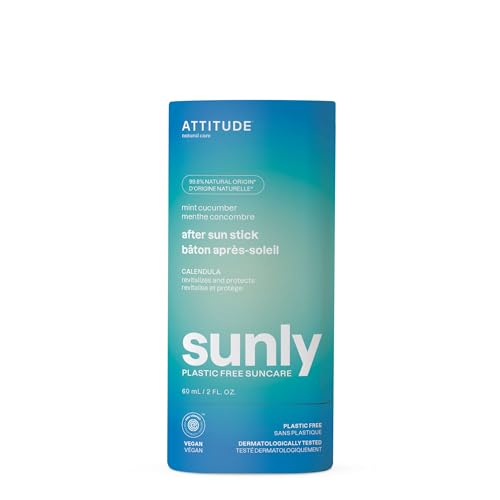 Attitude After Sun - Cucumber Mint, 2 oz - Soothing Skin Relief