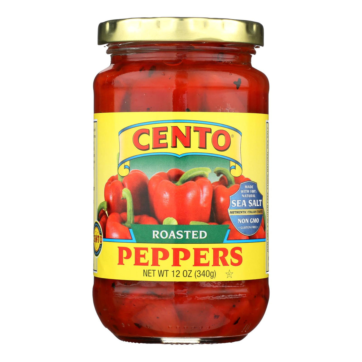Cento Roasted Peppers (12 Oz) - Case of 12 - Cozy Farm