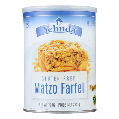 Yehuda, Gluten Free Matzo Farfel - Case Of 12 - 10 Oz - Cozy Farm 