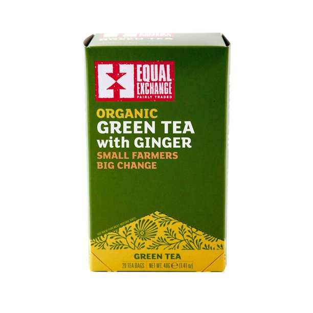 Equal Exchange Organic Ginger Tea, 20 ct Pack of 6 - Cozy Farm