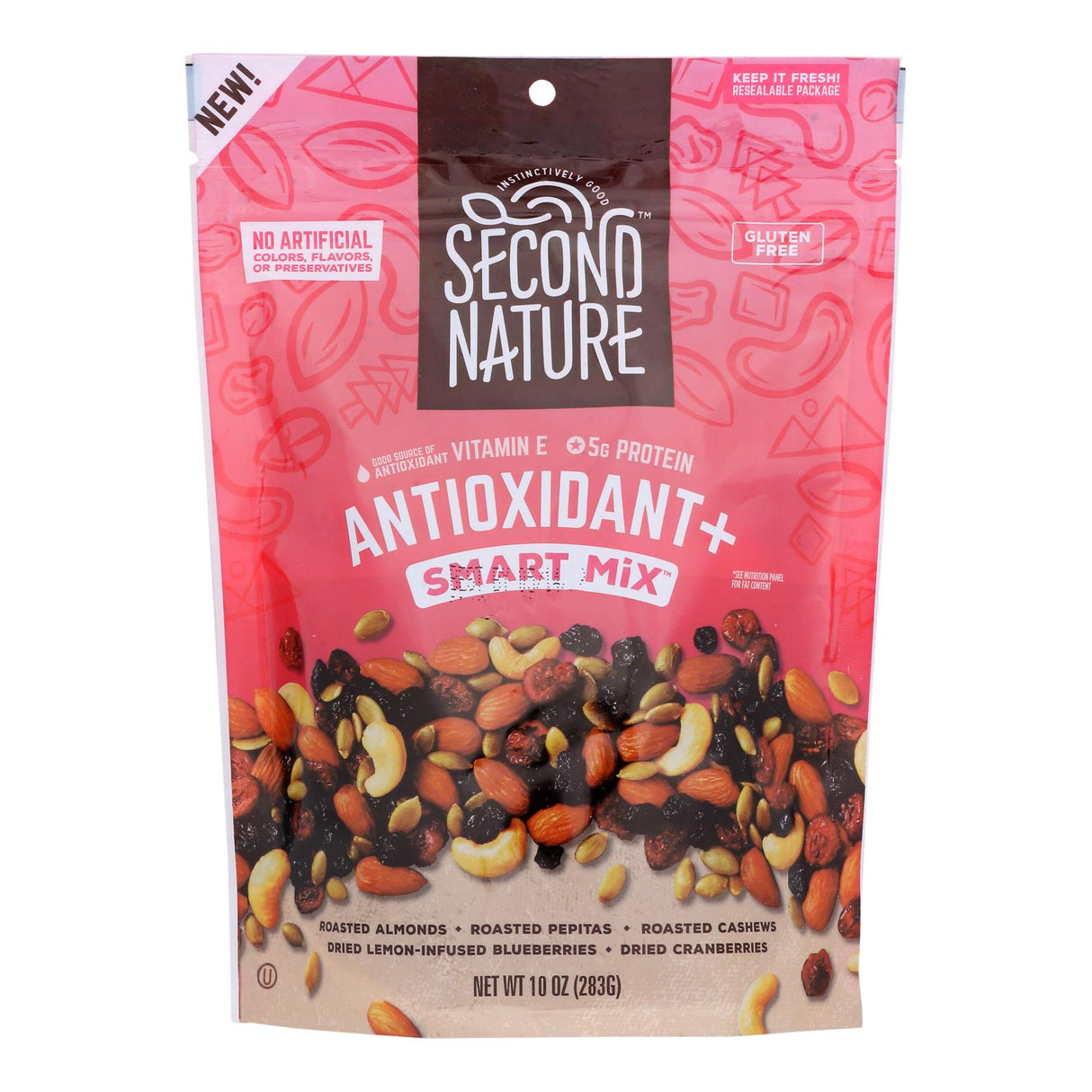Second Nature - Nut Medley Antioxidant Smart Mix (6-Pack - 10 Oz) - Cozy Farm