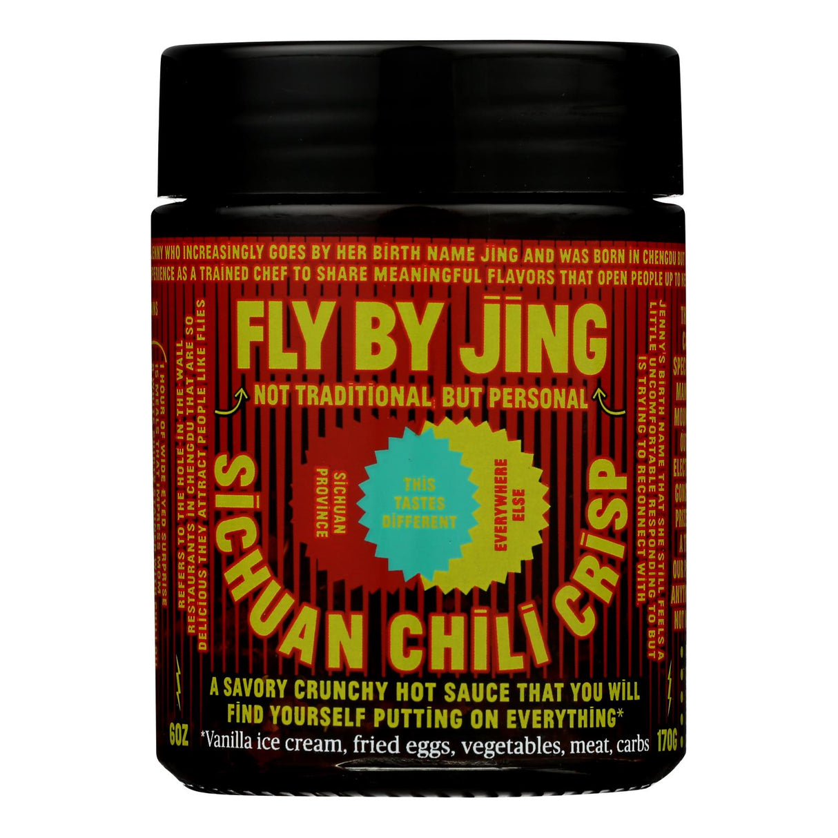 Fly By Jing - Sauce Sichuan Chili Crisp - 6 Oz, Case of 6 - Cozy Farm