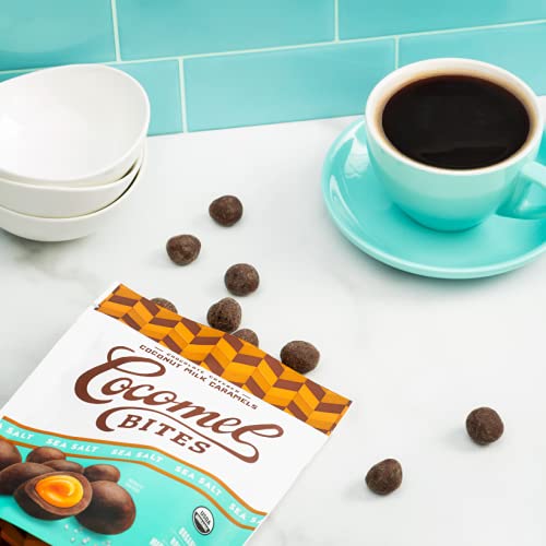 Organic Cocomel Caramel Bites with Sea Salt, 6 Pack, 3.5 Oz Each