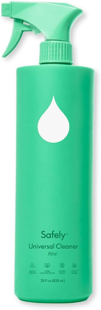 Safely Universal Cleaner Spray, Rise Scent, 20 fl oz (Pack of 6) - Multi-Surface Cleaning