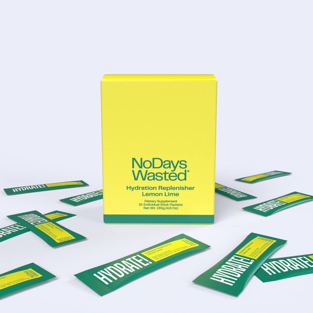 No Days Wasted Hydration Replenishment Stock Lemon Lime - 15 x 32 Oz Case - Cozy Farm