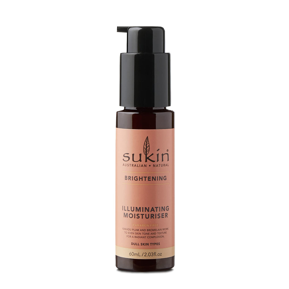 Sukin Brightening Illuminating Moisturiser with Kakadu Plum & Vitamin E - 2.03 Ounce (125 ml) - Cozy Farm