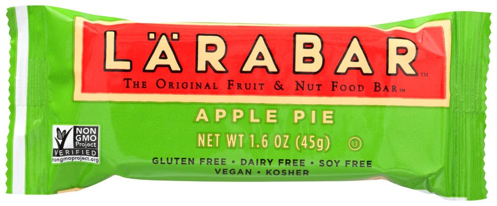 LARABAR Apple Pie Fruit & Nut Bar, Pack of 16, 1.6 Oz.