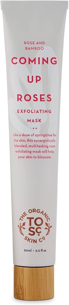 The Organic Skin Co. - Cming Up Roses Face Scrub, 2 fl oz - Gentle Exfoliating Scrub