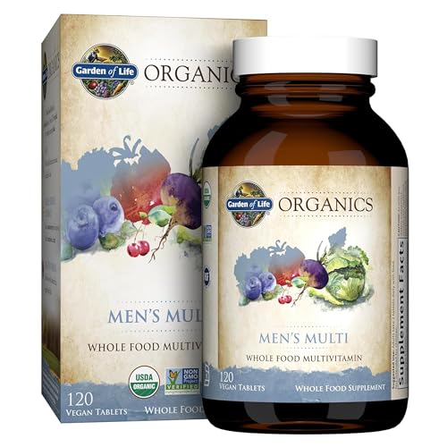 Garden of Life - MyKind Organics Men's Multi, 120 Cap (Pack of 1) - Organic Mens Multivitamin