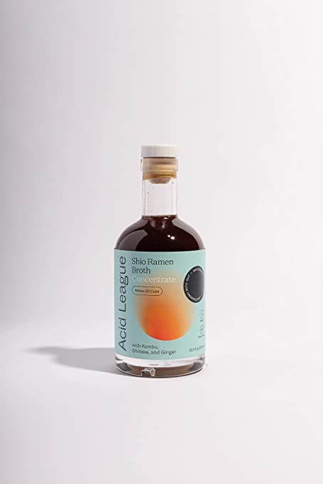 Acid League - Shio Ramen Broth Concentrate (Pack of 6-10.1 Fl oz) - Cozy Farm