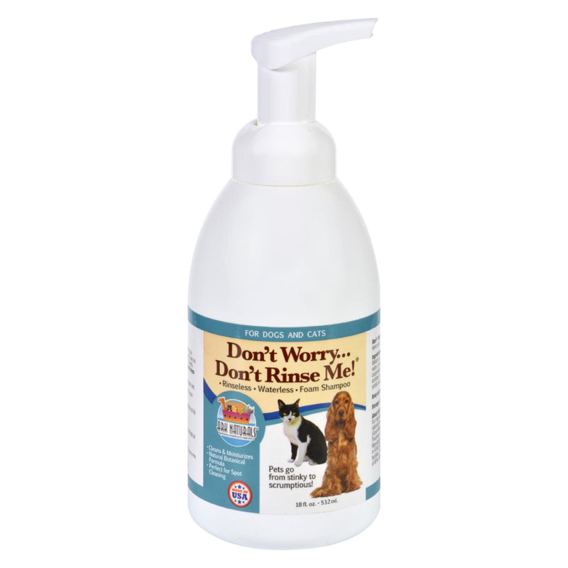Ark Naturals Don't Worry Don't Rinse Me - Odor Eliminating Doggy Shampoo - 18 Oz - Cozy Farm 