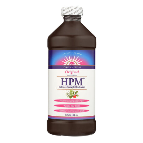 Heritage Products Hpm Hydrogen Peroxide Mouthwash (Pack of 16 Fl Oz) - Cozy Farm 