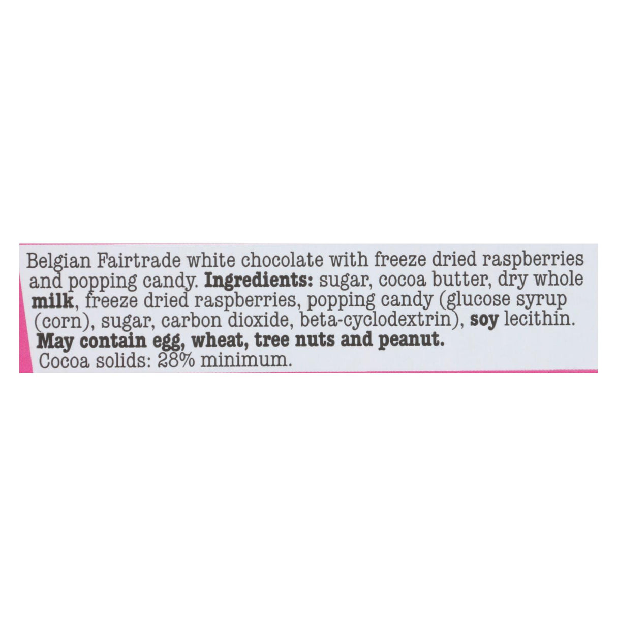 Tony's Chocolonely White Chocolate Raspberry Pop (Pack of 15 - 6.35 Oz.) - Cozy Farm