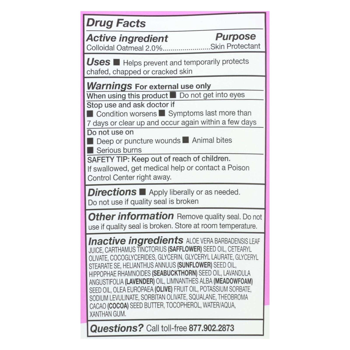 Acure Calming Itch & Irritation Lotion with Soothing Lavender & Oatmeal - Cozy Farm