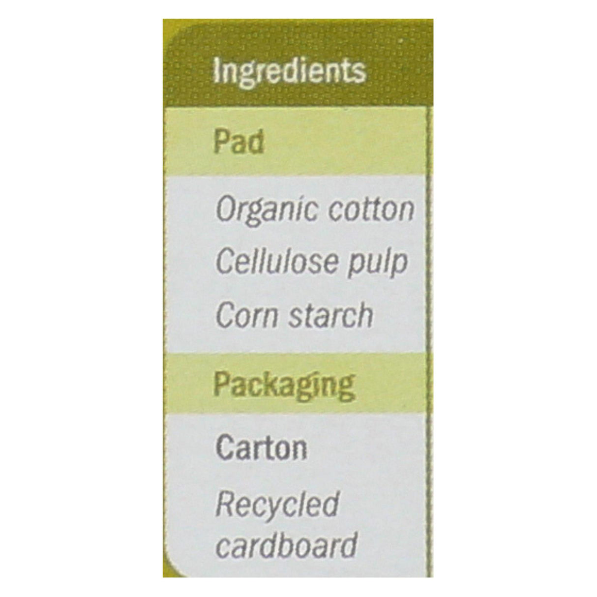 Natracare Organic Mini Ultra-Thin Panty Liners, 30 Count - Cozy Farm