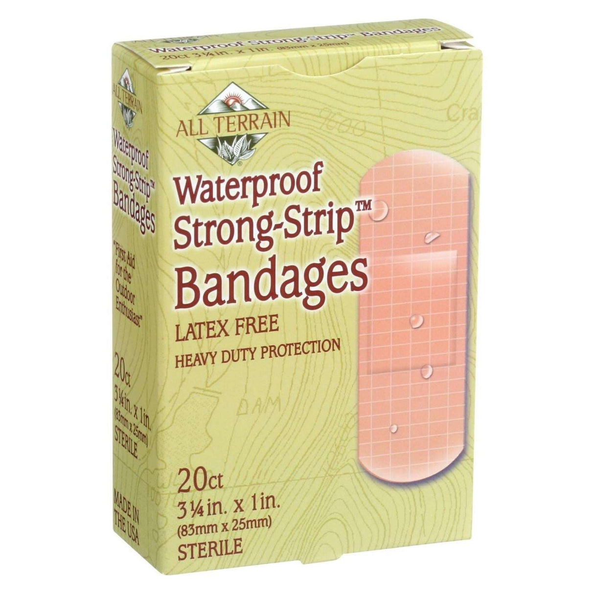 All-Terrain Strong Waterproof Bandages for Unstoppable Adventures (Pack of 20 - 1 Inch) - Cozy Farm