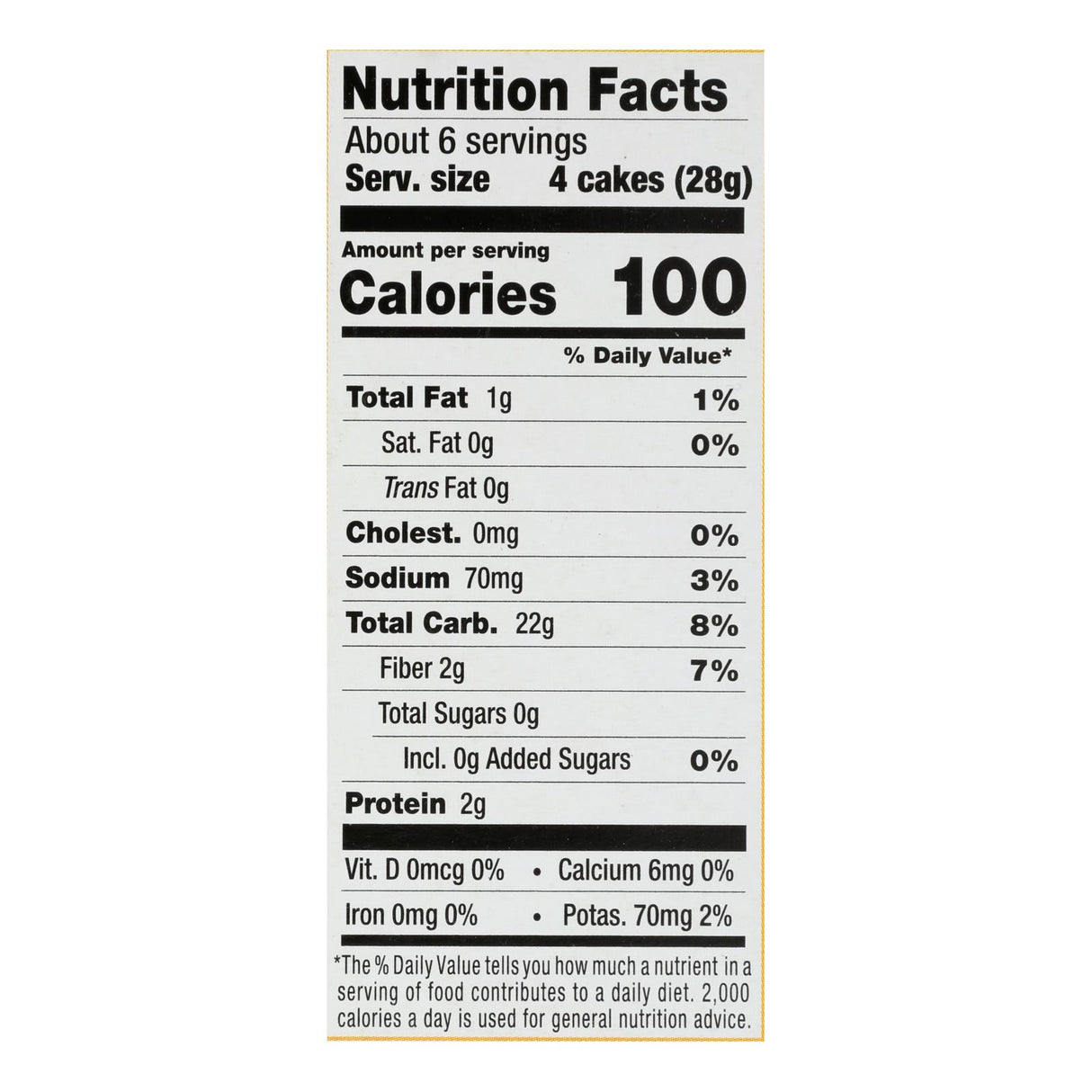 Lundberg Family Farms Thin Rice Cake Basil Thyme (6-Pack) - Cozy Farm