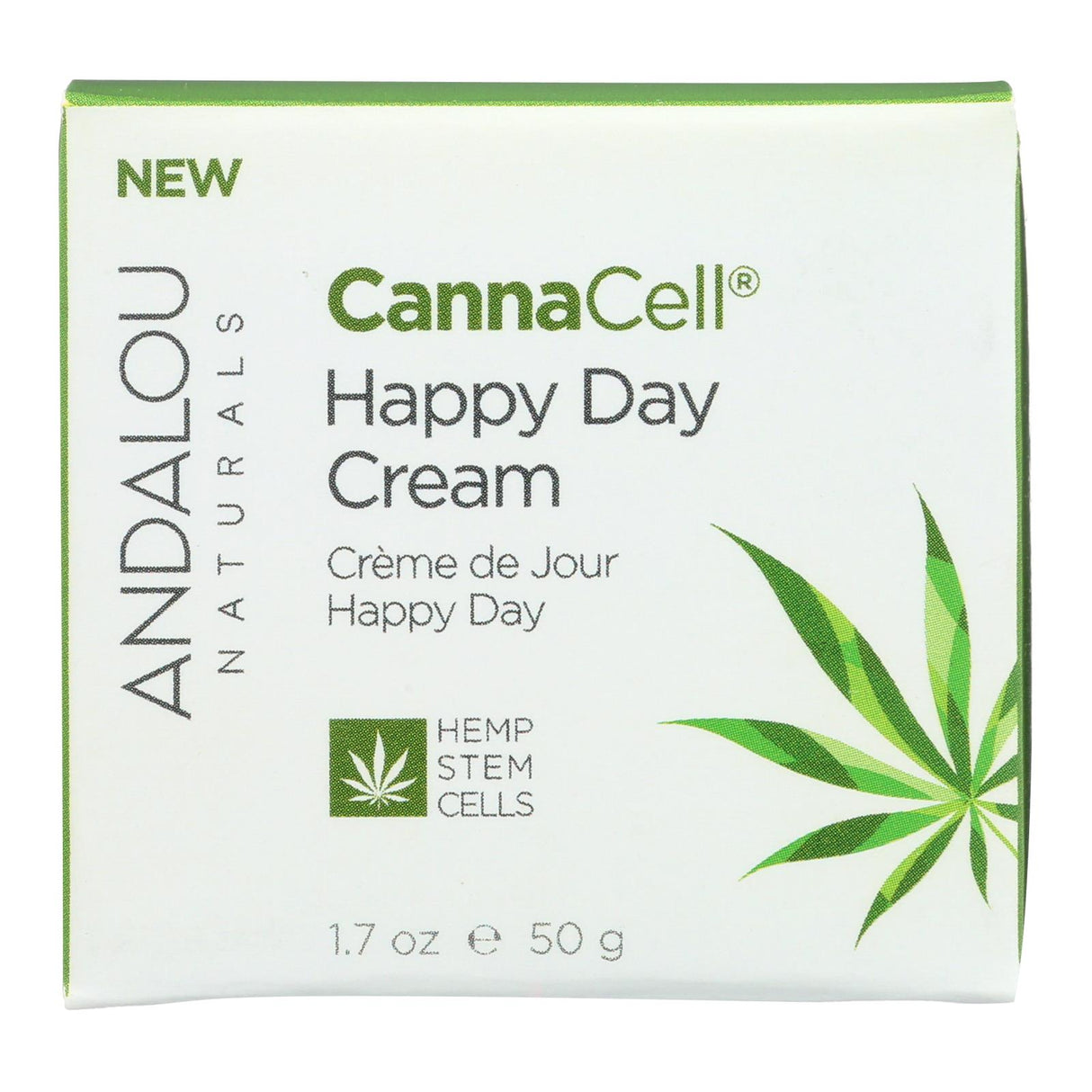 Andalou Naturals Cannacell Happy Day Cream - 1.7 Oz - Cozy Farm 