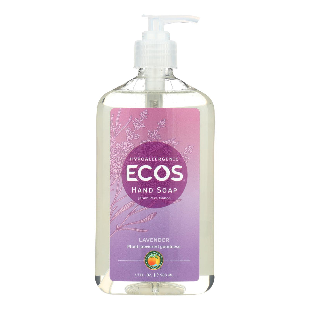 Earth Friendly Hand Soap Lavender - 6 x 17 Fl Oz. - Cozy Farm