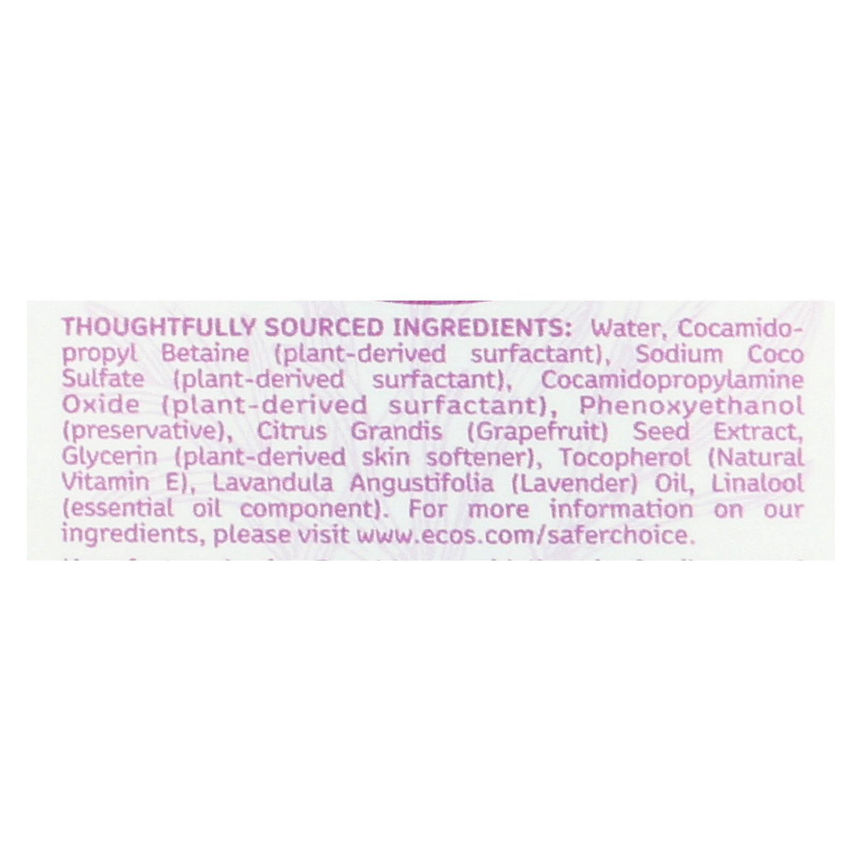 Earth Friendly Hand Soap Lavender - 6 x 17 Fl Oz. - Cozy Farm