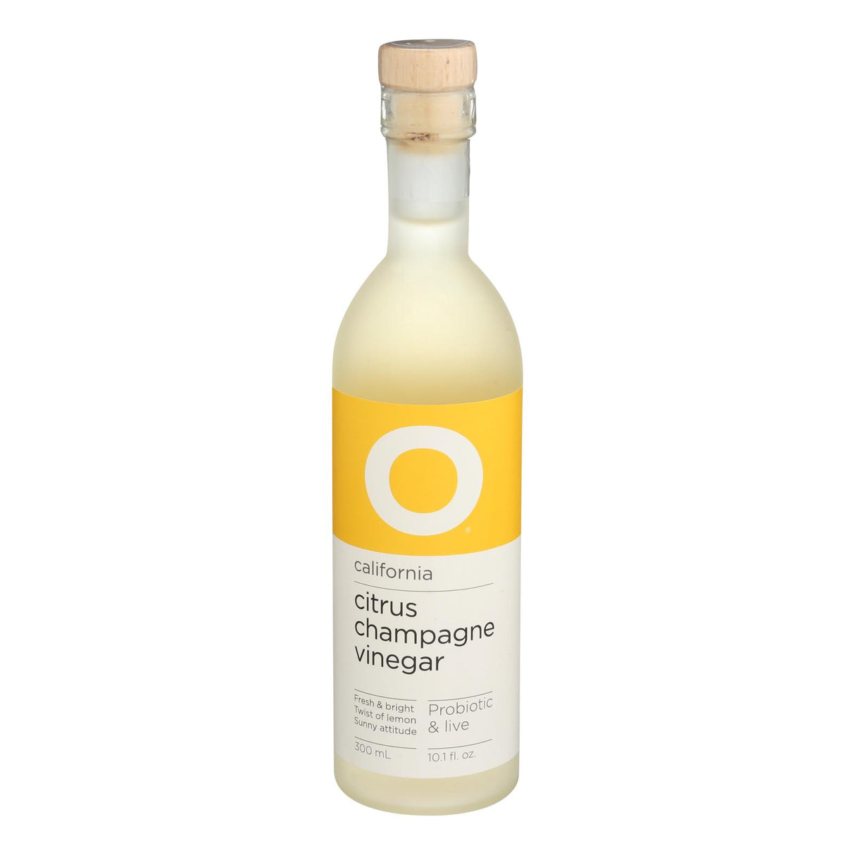 O Olive Oil Citrus Champagne Vinegar - 6 Pack of 10.1 Fl Oz. Bottles - Cozy Farm
