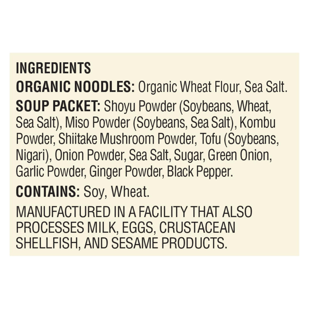 Koyo Tofu Miso Instant Ramen, 24 Oz. (Pack of 12) - Cozy Farm