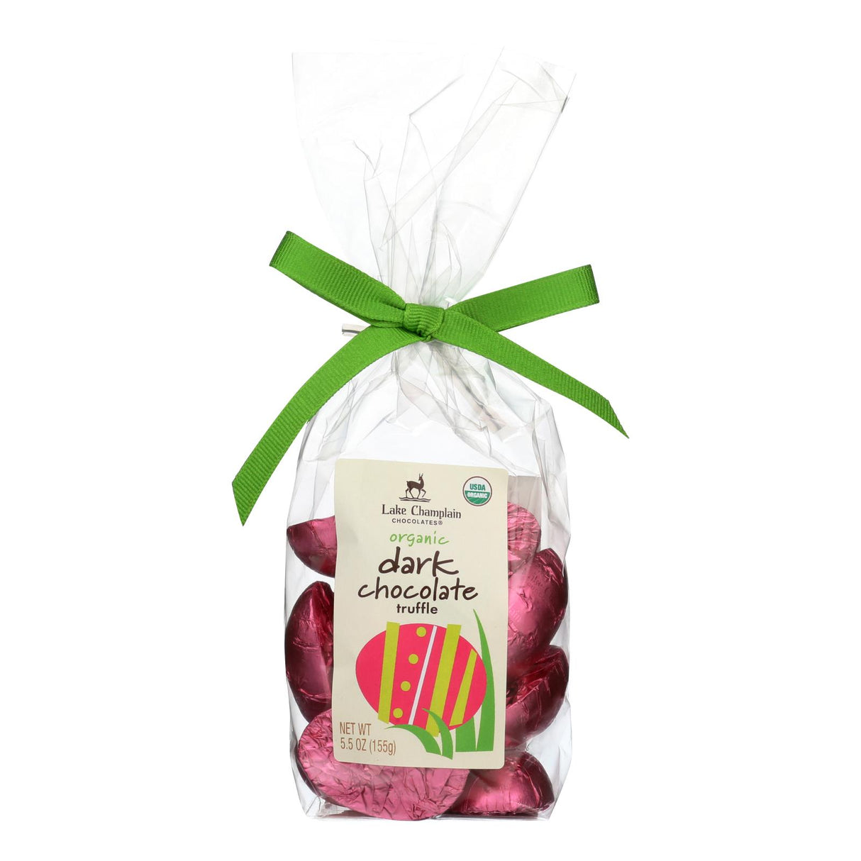 Lake Champlain Chocolates - Dark Chocolate Egg Truffle (Pack of 12 - 5.5 Oz.) - Cozy Farm