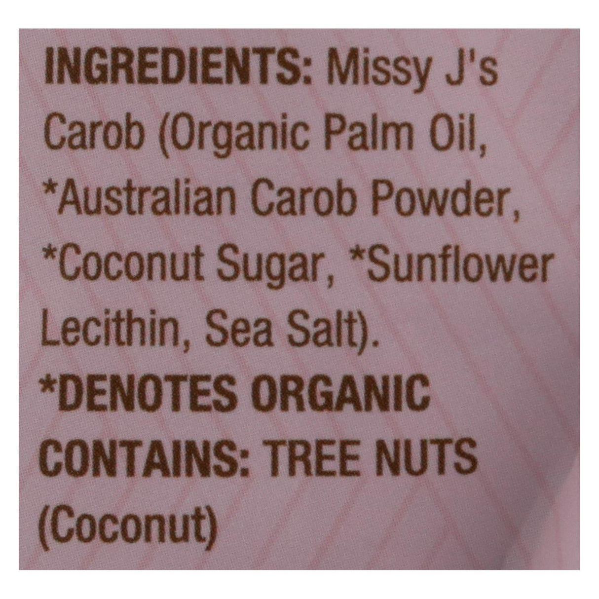 Missy J's Carob Chips (Pack of 6) - Vegan - 8 Oz. - Cozy Farm