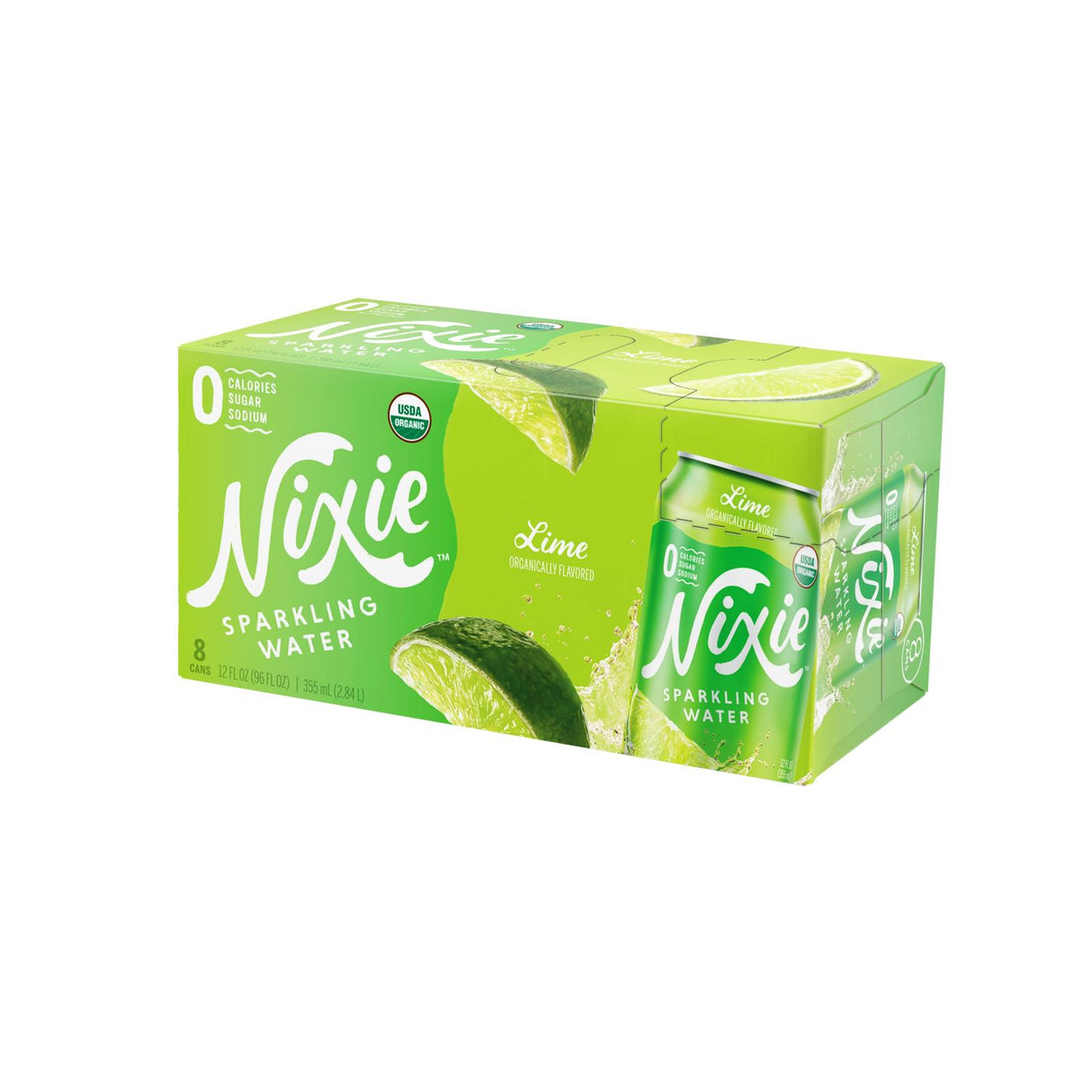 Nixie Lime Sparkling Water - 96 Oz (3 Pack) - Cozy Farm