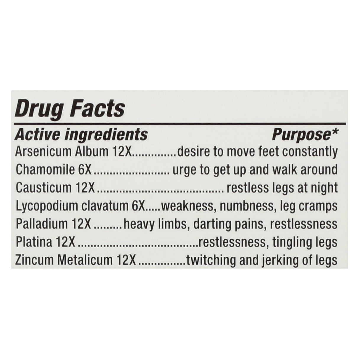 Natrabio Restless Legs Tablets (Pack of 60) - Cozy Farm