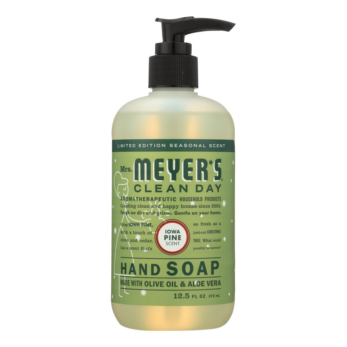 Mrs. Meyer's Clean Day Liquid Hand Soap, Iowa Pine Scent, 6 Pack x 12.5 Fl Oz - Cozy Farm