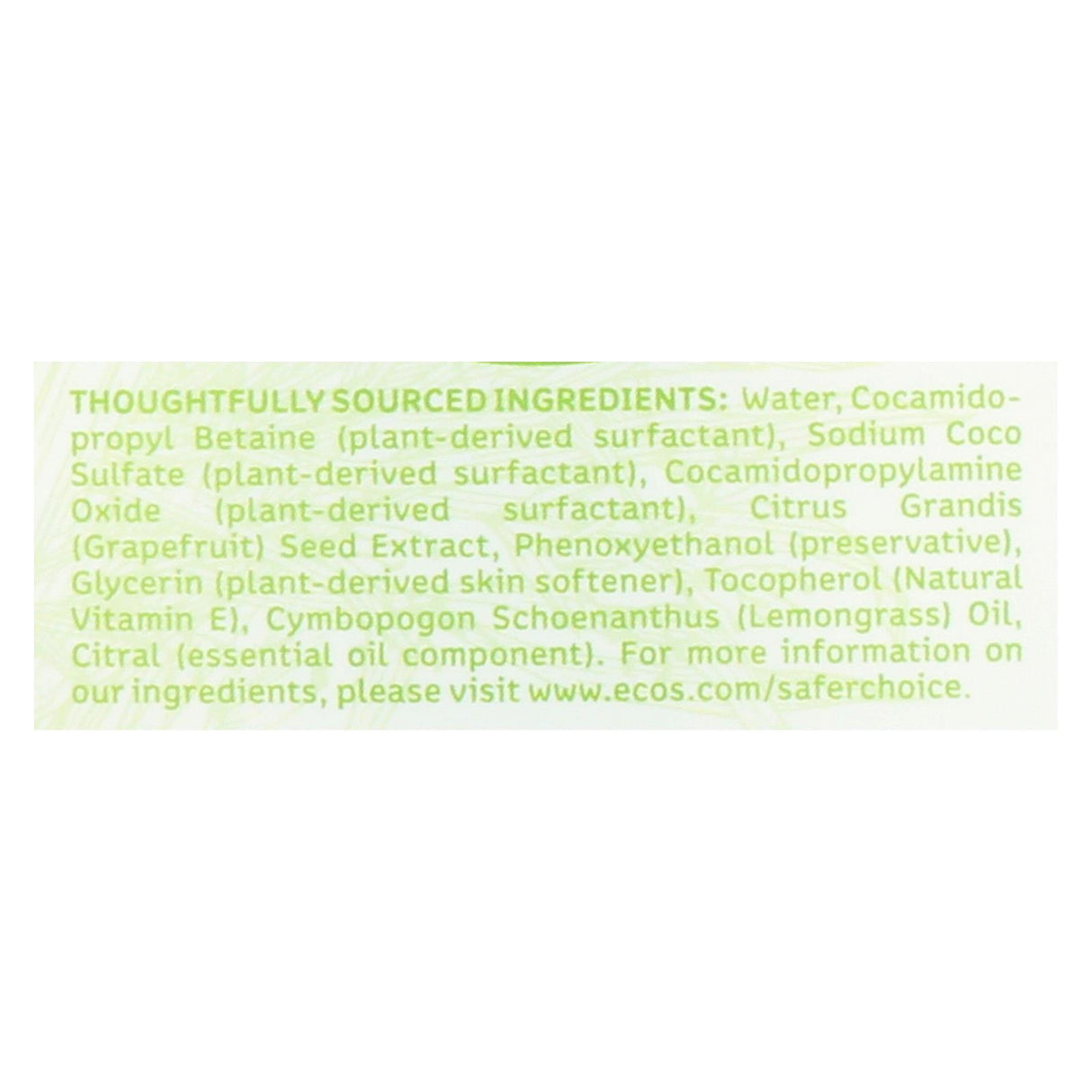 Earth-Friendly Lemongrass Hand Soap 6-Pack, 17 Fl Oz. - Cozy Farm