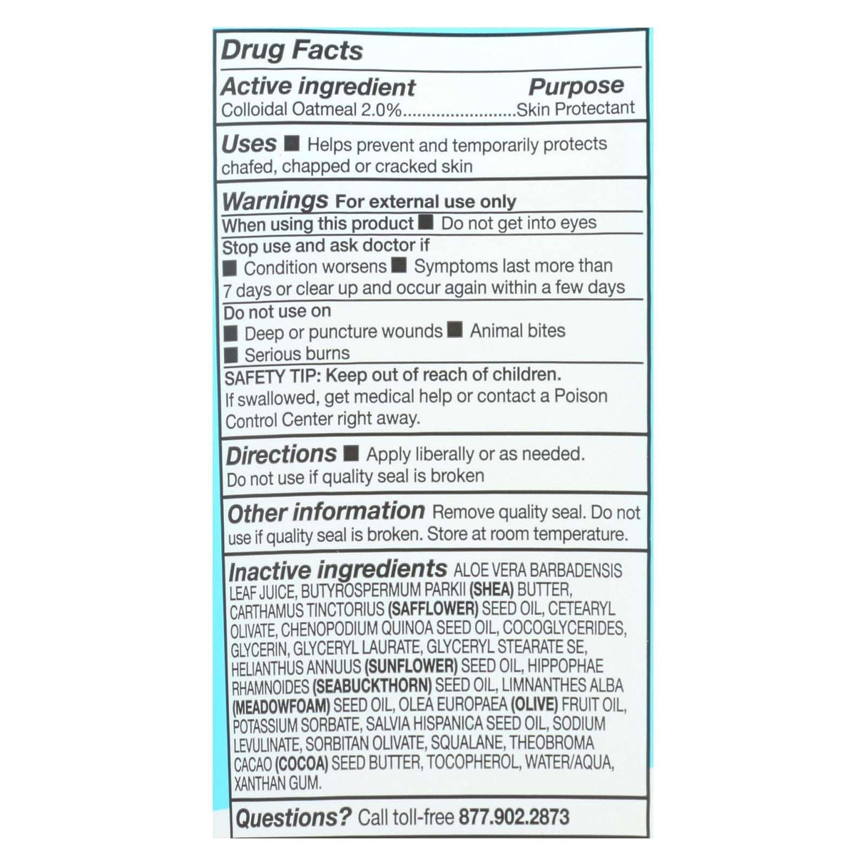 Acure Unscented Oatmeal Lotion, 8 Fl Oz: Gentle Relief for Eczema-Prone Skin - Cozy Farm