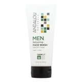 Andalou Naturals Men's Refreshing Face Wash - 6 Fl Oz - Cozy Farm 