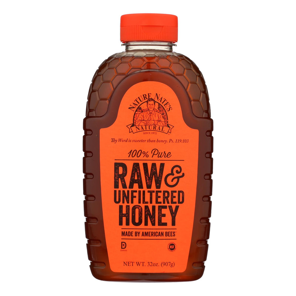Nature Nate's 100% Pure Raw & Unfiltered Honey (Pack of 6) - 32 Oz. - Cozy Farm