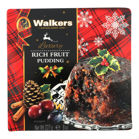 Walkers Shortbread "Pudding - Rich Fruit" - Case of 6 - 8 Oz