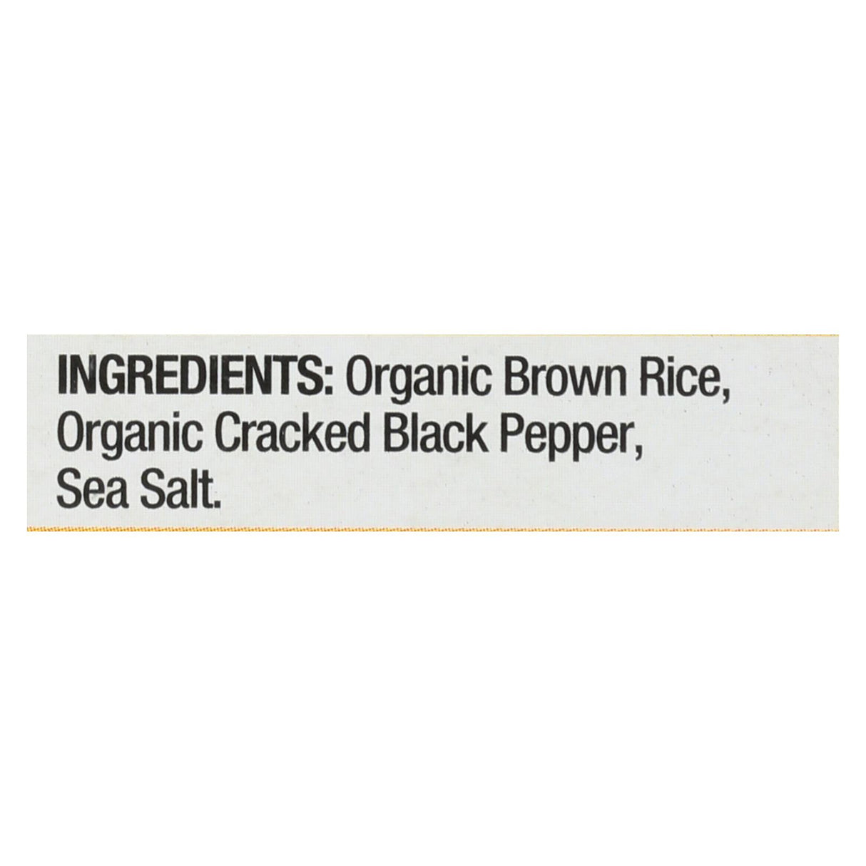 Lundberg Family Farms Black Pepper Organic Thin Rice Cakes, 6 Oz (Pack of 6) - Cozy Farm