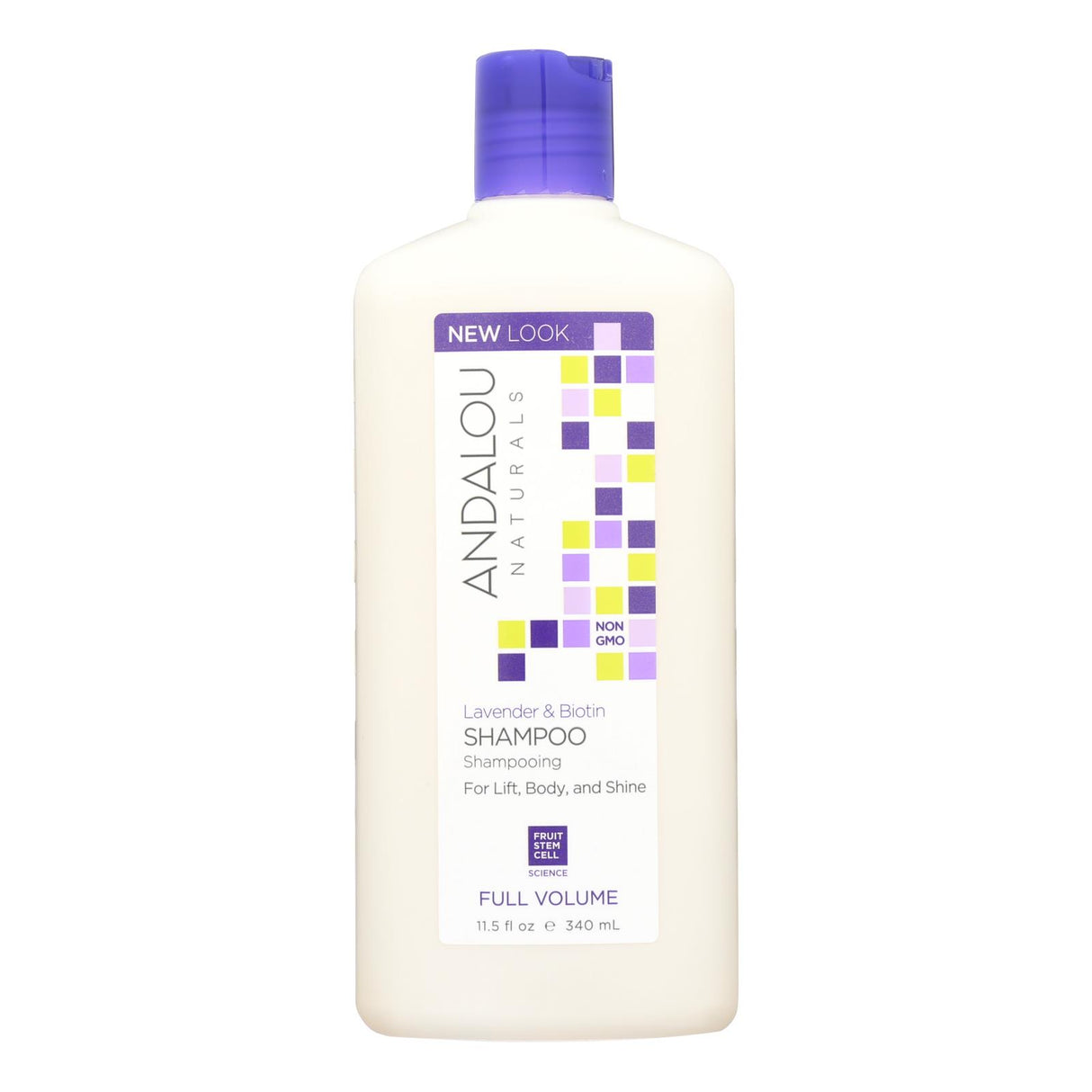 Andalou Naturals Full Volume Lavender and Biotin Shampoo - 11.5 fl oz - Cozy Farm